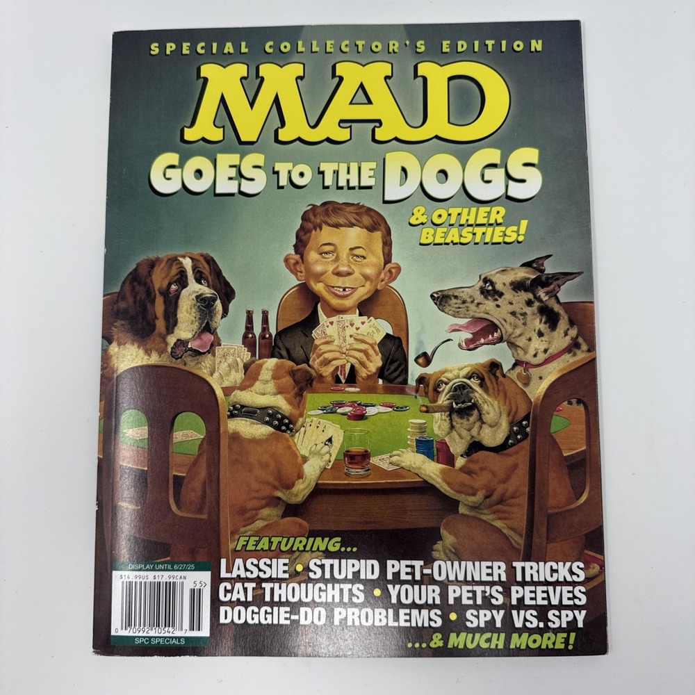 Mad Magazine-Special Collector's Edition-GOES to the DOGS & OTHER BEASTIES. New!